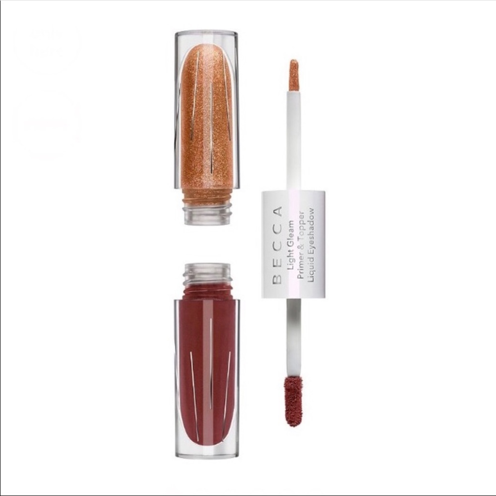 Becca Red Star Light Gleam Primer and Topper Liquid Eyeshadow Makeup